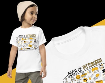 ABC's of Pittsburgh Toddler T-Shirt | Yinzer Apparel