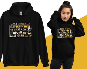 ABC's of Pittsburgh Hoodie | Unisex Yinzer Apparel