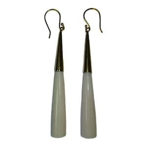 Brass and bone Kenyan earrings, Handmade earrings, Fair trade bone earrings, brass earrings, tribal earrings, African earrings