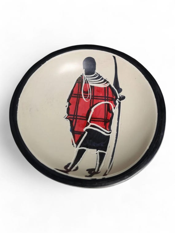 Hand Carved Soapstone Bowl, Maasai Tribal Dish, African Decor