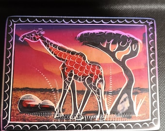 Giraffe Soapstone Box, Giraffe Inspired Gift, Giraffe Gift, Jewellery Box, Soapstone Box