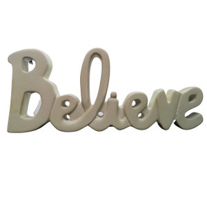 Believe Hand Carving, Believe Ornament, Believe Speckstein Carving, Positivity Geschenk, Wellness Geschenk, Self Care Geschenk, Ethisches Geschenk, Speckstein