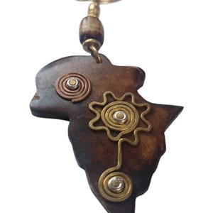 Karte von Afrika-Schlüsselring, afrikanischer Schlüsselring, einzigartiger afrikanischer Schlüsselring, Karte-Schlüsselring, Karte von Afrika-Schlüsselkette, afrikanische Schlüsselkette