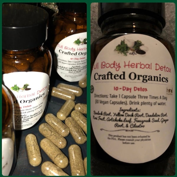 Herbal Full Body Detox  (Free "How To Detox" Guide included!!!)