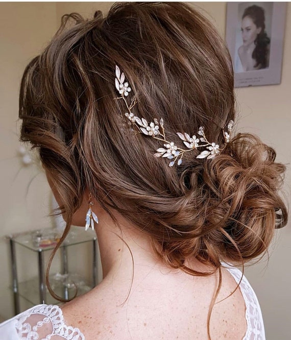 wedding vine hair piece