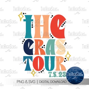 The Eras Tour | Digital Download, Sublimation Design, PNG & SVG file