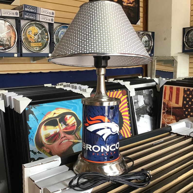 Nfl Desk Lamp Denver Broncos Image 0