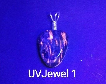 UVJewel necklace pendant Ultra Violet jewelry x 5 FREE SHIPPING