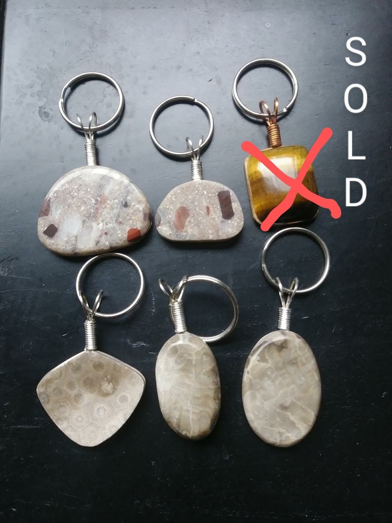 Puddingstone Petoskey purse pulls x 6