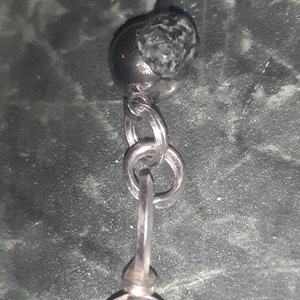 Isle Royale Greenstone belly bar with Greenstone drop pendant x 2