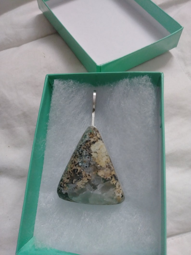 Chrysocolla Gem Silica ring sterling and fine silver setting choose your size