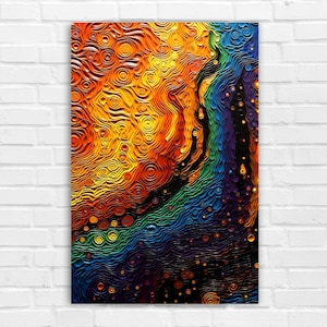 Abstract Aborigonal, AI Art, Wall Art, AI Generated Art, Digital Art Print, Digital Download, Digital Art, Printable AI Art, Home Decor