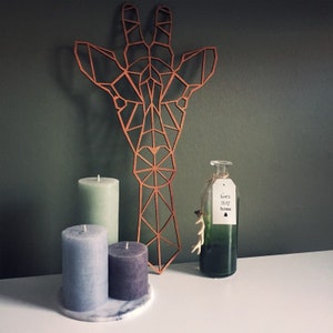 Geometric Giraffe | Wood Giraffe | Wood Giraffe Wall-Art |
