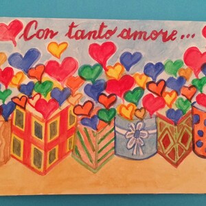 Corazones como regalo