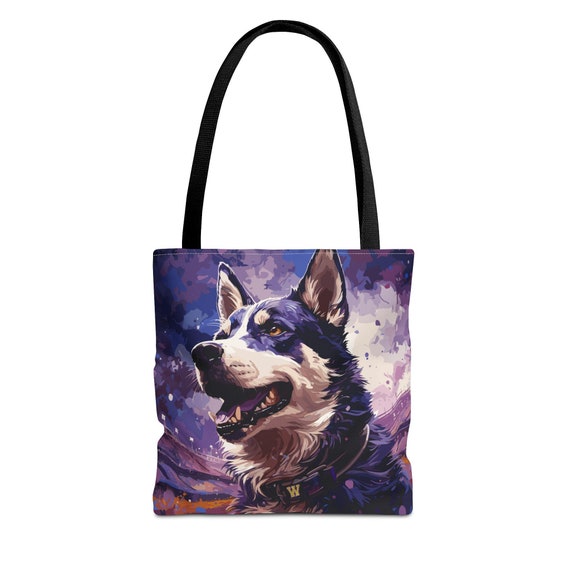 Husky Dog Hearts Crossbody Boho Handbag Husky Dog Hearts Crossbody Boho Handbag