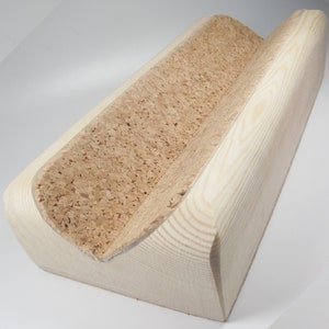 Guitar Neck Rest / Neck Caul. Cork Lined. 240mm Long