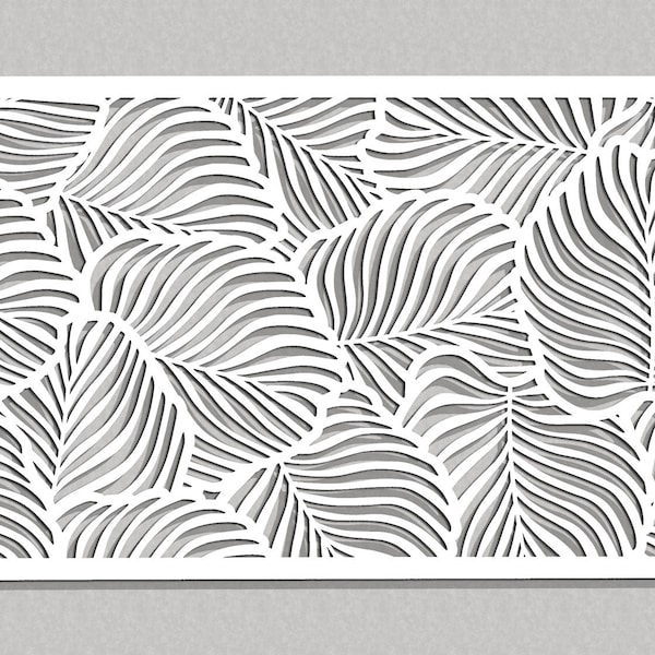 3D stylish wood wall art decor, LEAVES DESIGN, openwork wall decor, ornament picture, living room, decorative wooden wall panel, gift idea