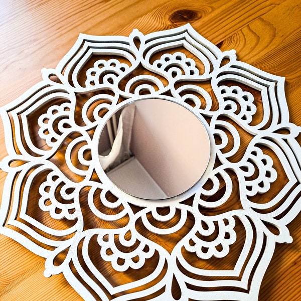 Mandala Wall Mirror Etsy