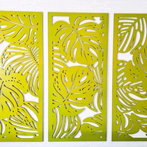 3D panel dekoracyjny JUNGLE STYLE, ażurowa dekoracja ścienna, 66 x 120 cm, obraz drewniany, dekoracja salonu, ozdobna grafika, dekor ścienny