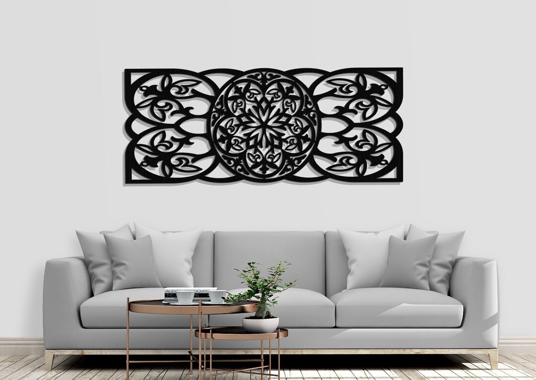 Panneau Mural Décoratif Florelle 80x150 Cm - Décoration 3D Ajourée