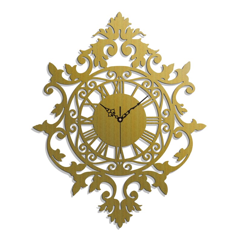 Stylish wall clock BENEDICT vintage wooden wall clock wall | Etsy