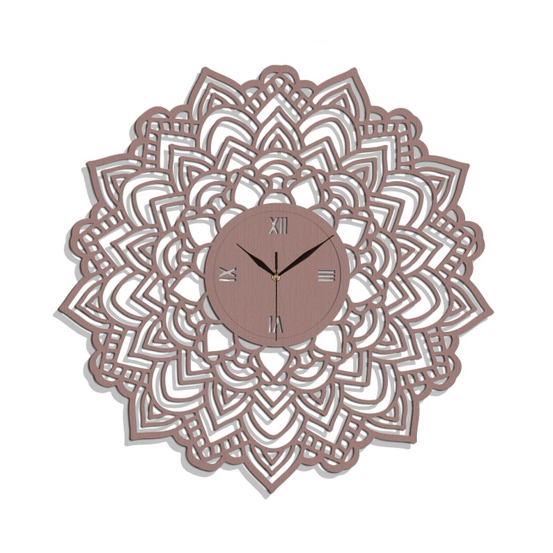 Stylish Wall Clock LACE Wooden Wall Clock Wall Art Etsy