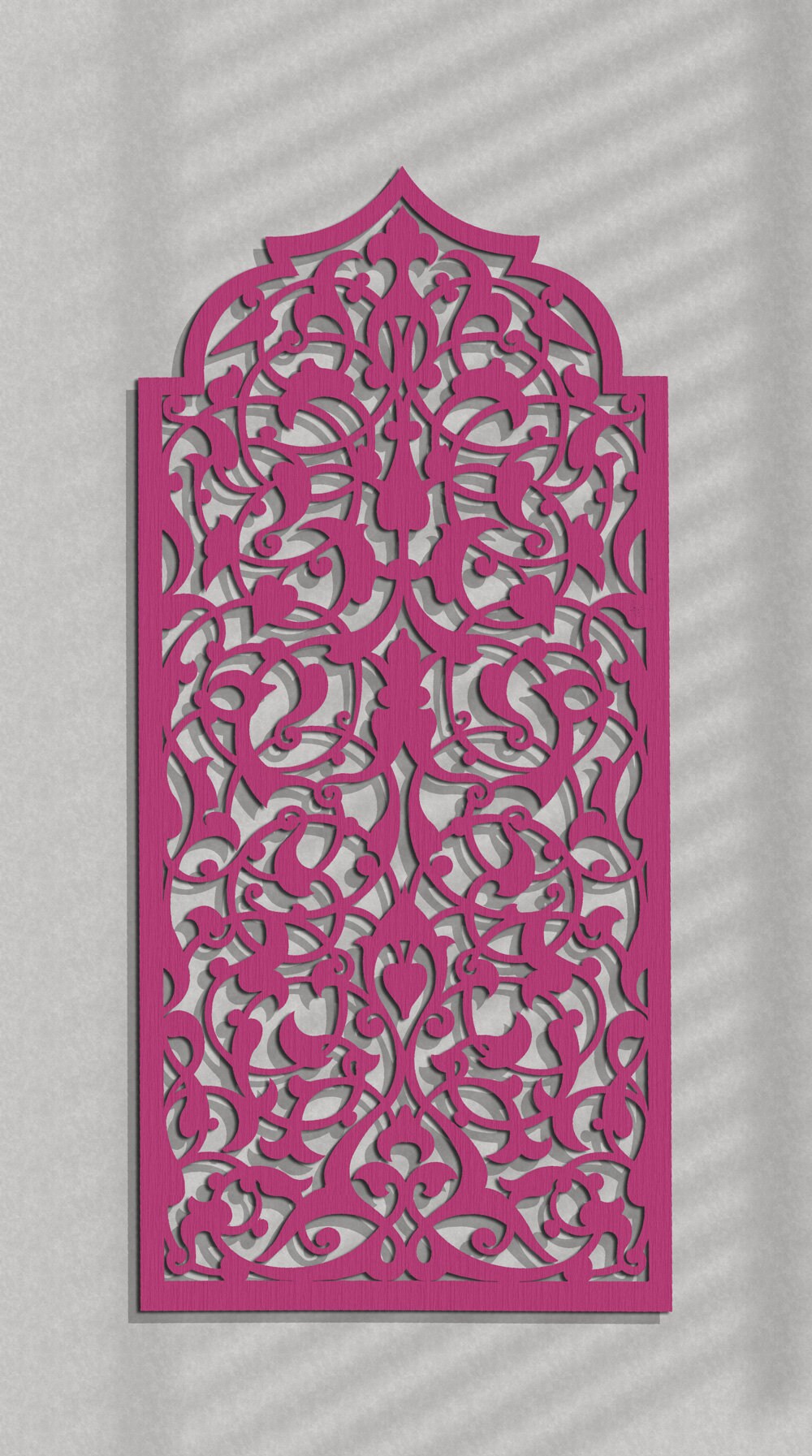 Panneau Décoratif Mural 3D Ajouré GIOVANNA - Ornement 53 Cm - NEUF