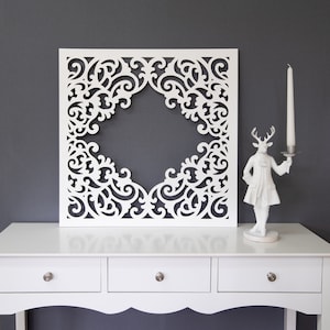 3D stylish wood wall art decor, FLOWERS, openwork wall decor, ornament picture, living room, decorative wooden wall panel,home decor