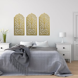 3D ornament wood wall art decor, MOROCCAN, ARABIC openwork wall decor, arabic ornament, living room,  wooden wall panel, gift