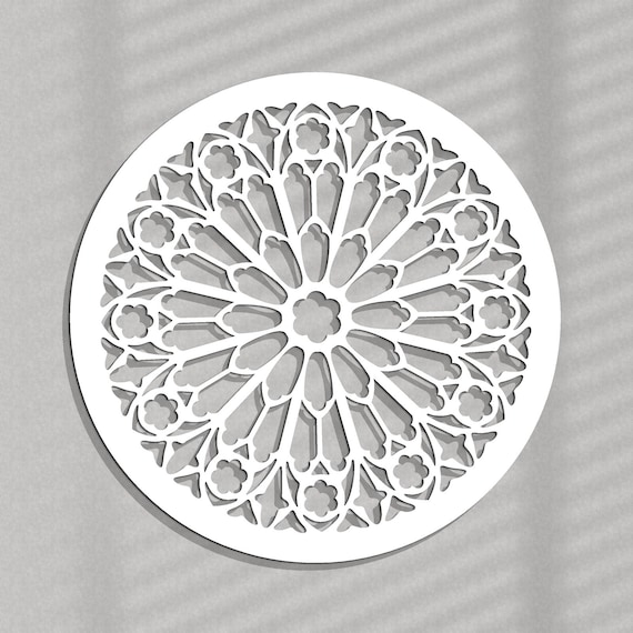 3d Stylish Wood Wall Art Decor Notre Dame Gothic Rosette - Notre Dame Room Decorating Ideas 3d Stylish Wood Wall Art Decor Notre Dame Gothic Rosette - Notre Dame Room Decorating Ideas