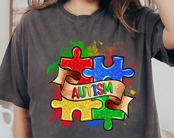 Autism puzzle pieces png sublimation design download, Autism Awareness png, Autism puzzle png, Autism png, sublimate designs download