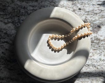 Concrete bowl, deep dish, cement, fruit bowl, catch all dish