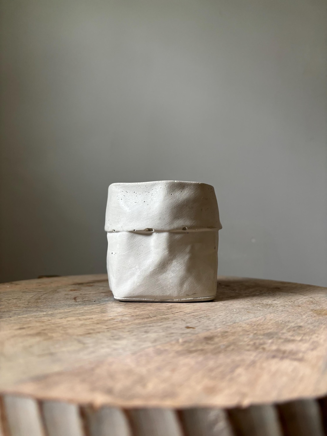 Paper Bag Planter Plant Pot Cup Holder Pencil Cup Makeup Holder ...