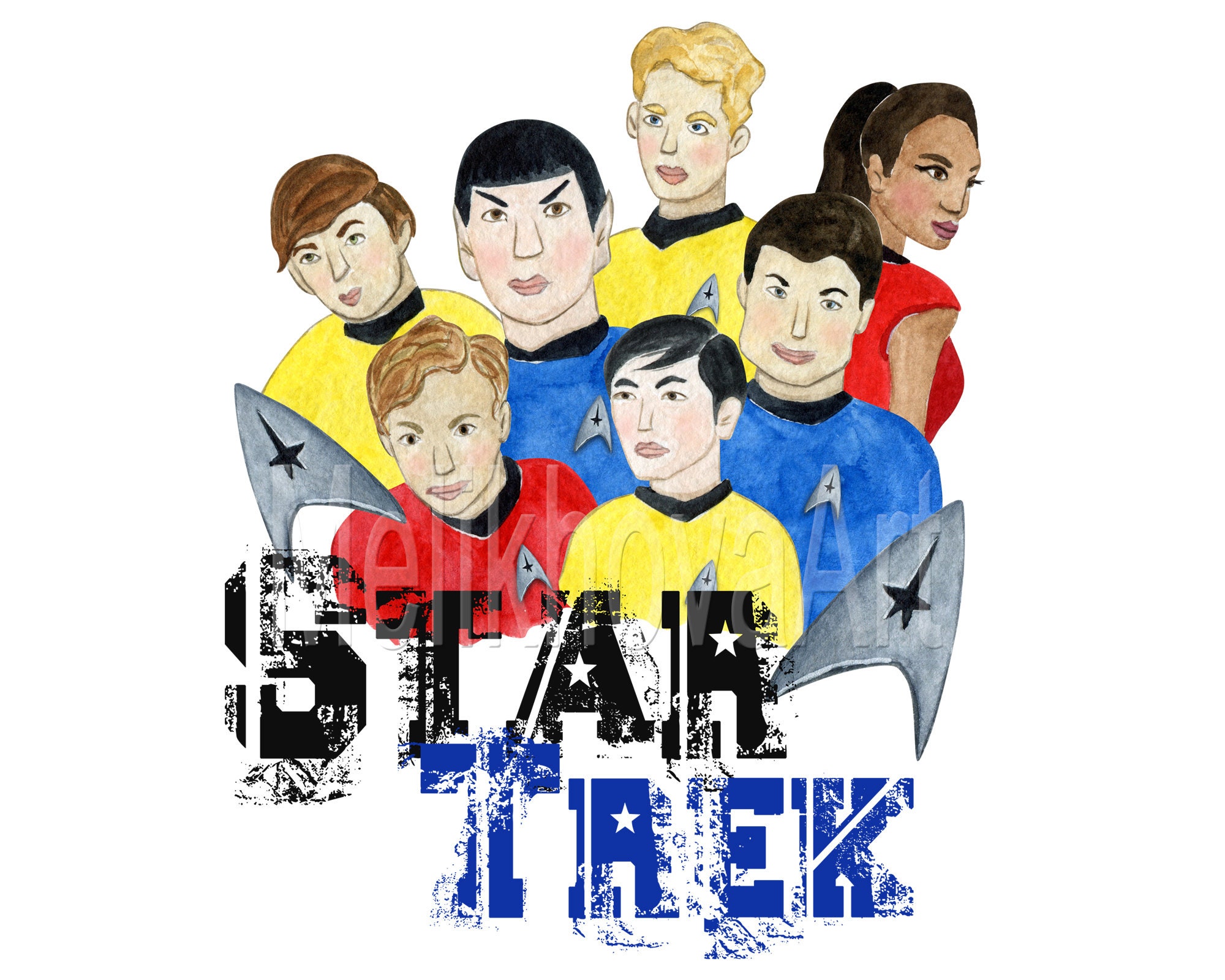 Star Trek Clipart Printable Poster Print Shirt | Etsy