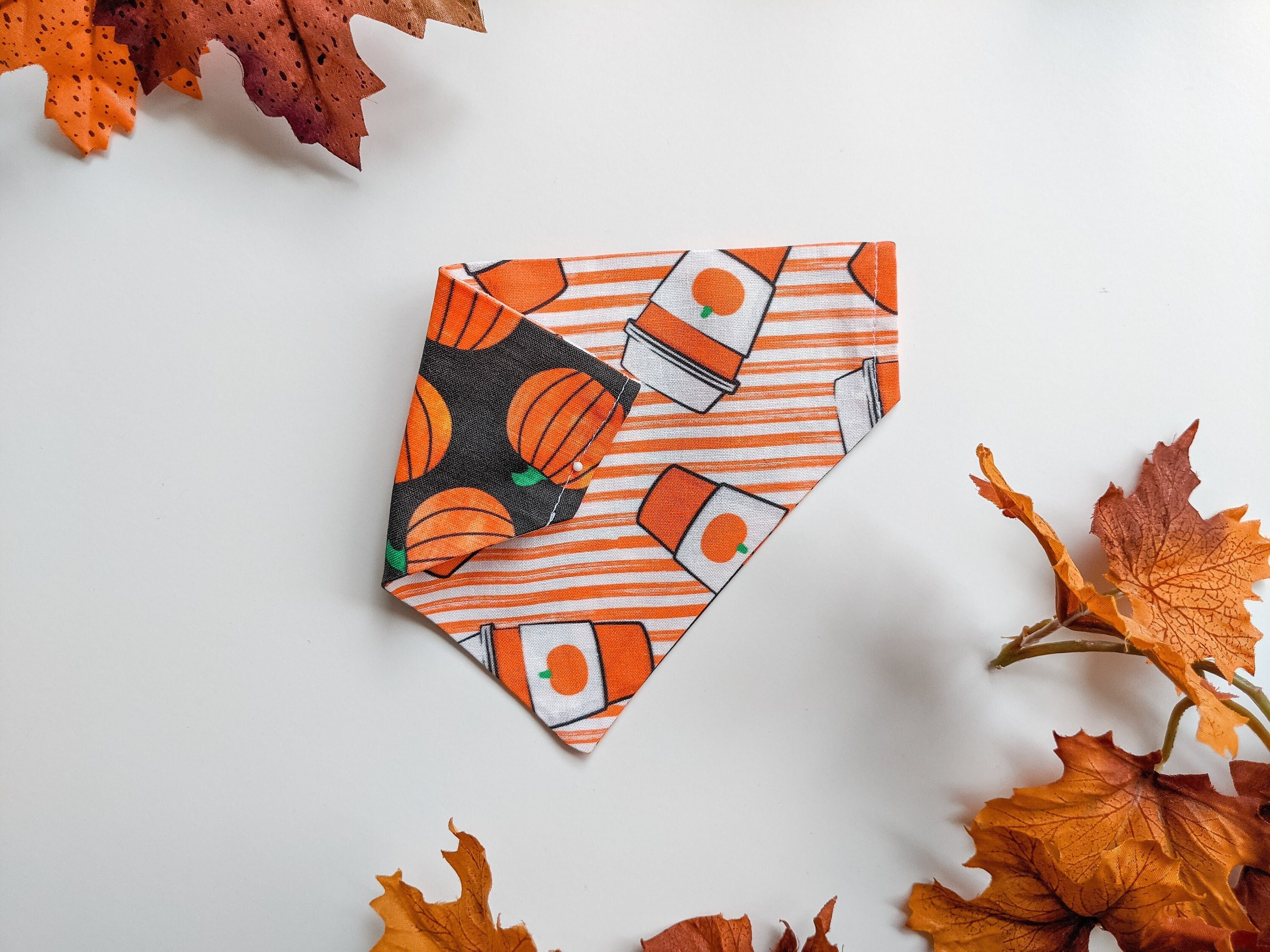 Pumpkin Spice Latte Reversible Bandana PSL Pumpkin Spice Latte Reversible Bandana PSL