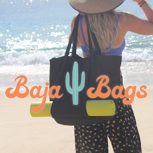 Baja Bag Extra Large Water-Resistant Travel, Yoga, Gym, Shopping Tote image 10