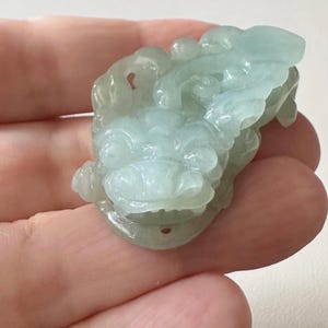 Certified Grade A Jadeite Lucky Auspicious Pixiu