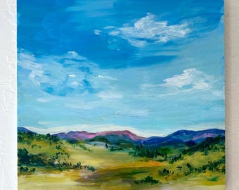 Original landscape painting; landscape artwork; gift ideas; California painting; California artwork; acrylic painting