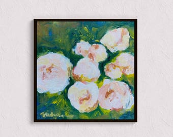 Peony Painting; Original Flower Painting; Floral Artwork; Floral Decor; Peony Artwork; Peonies; Pink Painting; Pink Flowers; Floral Design