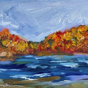 Original Landscape Painting, Seascape Painting, Acrylic Painting, Landscape Artwork, Art for Walls, Painting on Canvas, Coastal Decor