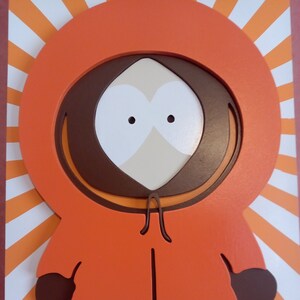 Tableau en bois de Kenny de Southpark
