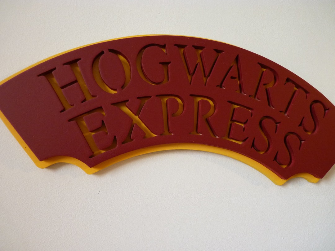 Hogwarts Express / Hogwarts Express Wooden Sign Etsy