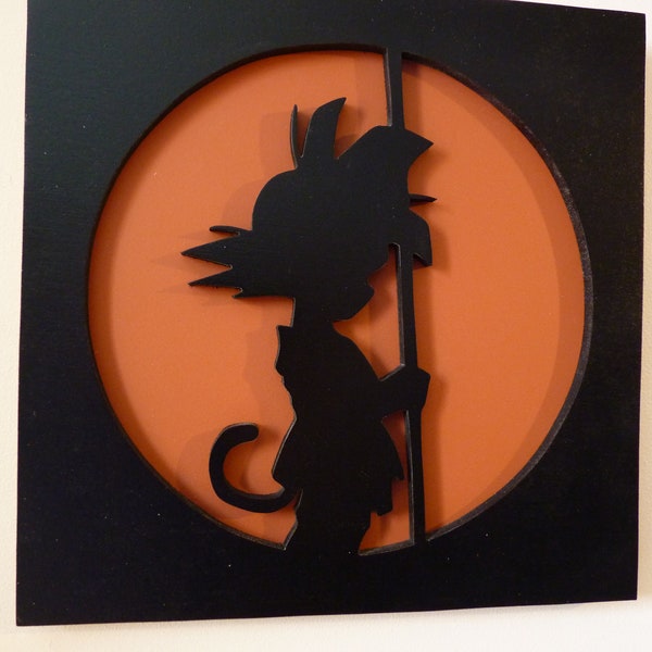 Son Goku Jeune - Décoration en bois