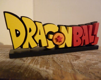 Logo DragonBall - Décoration en Bois