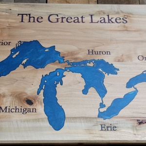 Digital Download File. The Great Lakes Svg, Dxf, Pdf, Ai, Eps for CNC ect