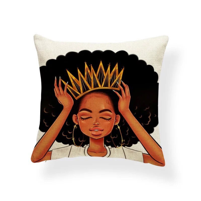 African American Pillow Cover Etsy