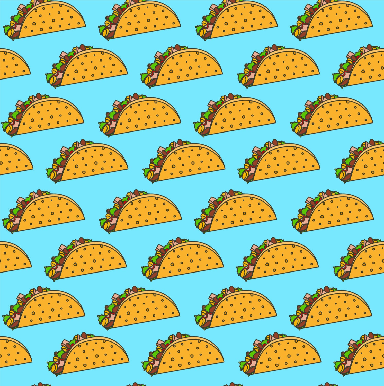 Wrapping Paper Set of 3 Taco Tuesday Giftwrap wrapping Etsy