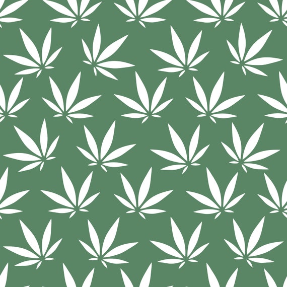 GiftWrap Pretty Cannabis Wrapping Paper Scrapbook Paper Drawerliner Set of 3 Sheets Poster