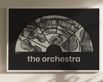 Orchestra Seating Chart Art Print | Music Poster