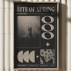 Igor Stravkinsky The Rite of Spring Concert Print